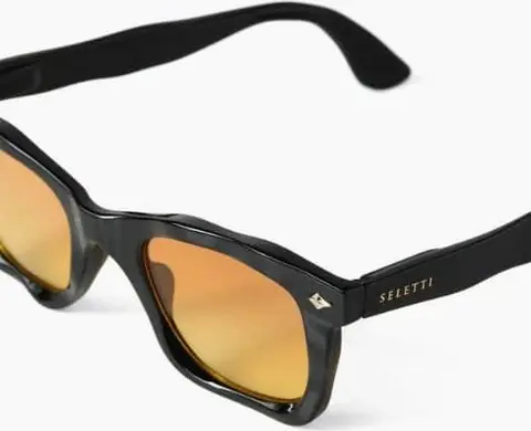 Seletti Sonnenbrille DAKOTA OKS02-BY, Schwarz (