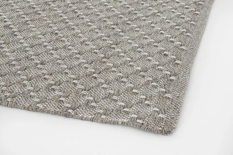 Outdoor Teppich BHAJAN Grau 230×350 – Ansicht 2