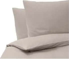 Kuschel-Bettwäsche 3-tlg., 240 x 220 / 80 x 80 cm, Grau