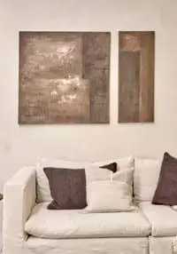 Bild Oscuro Braun L 100 x H 100 H 100 x B 40 aus Leinwand – Ansicht 2 – Ansicht 2