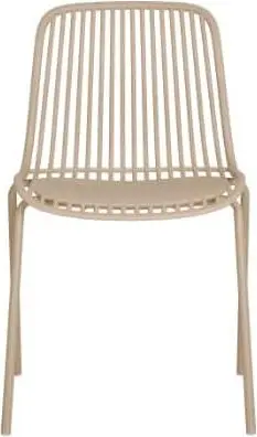 Outdoor Stuhl Brason, Sand aus PP, Stahl, Stahlbeine – Ansicht 2 – Ansicht 2