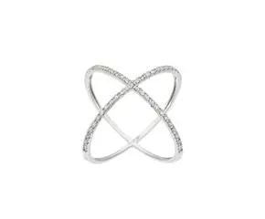 Weißgold-Ring La Magnifique mit Diamanten, 54