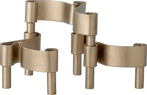 Kerzenhalter Kenja, Gold aus Messing – Ansicht 2 – Ansicht 2