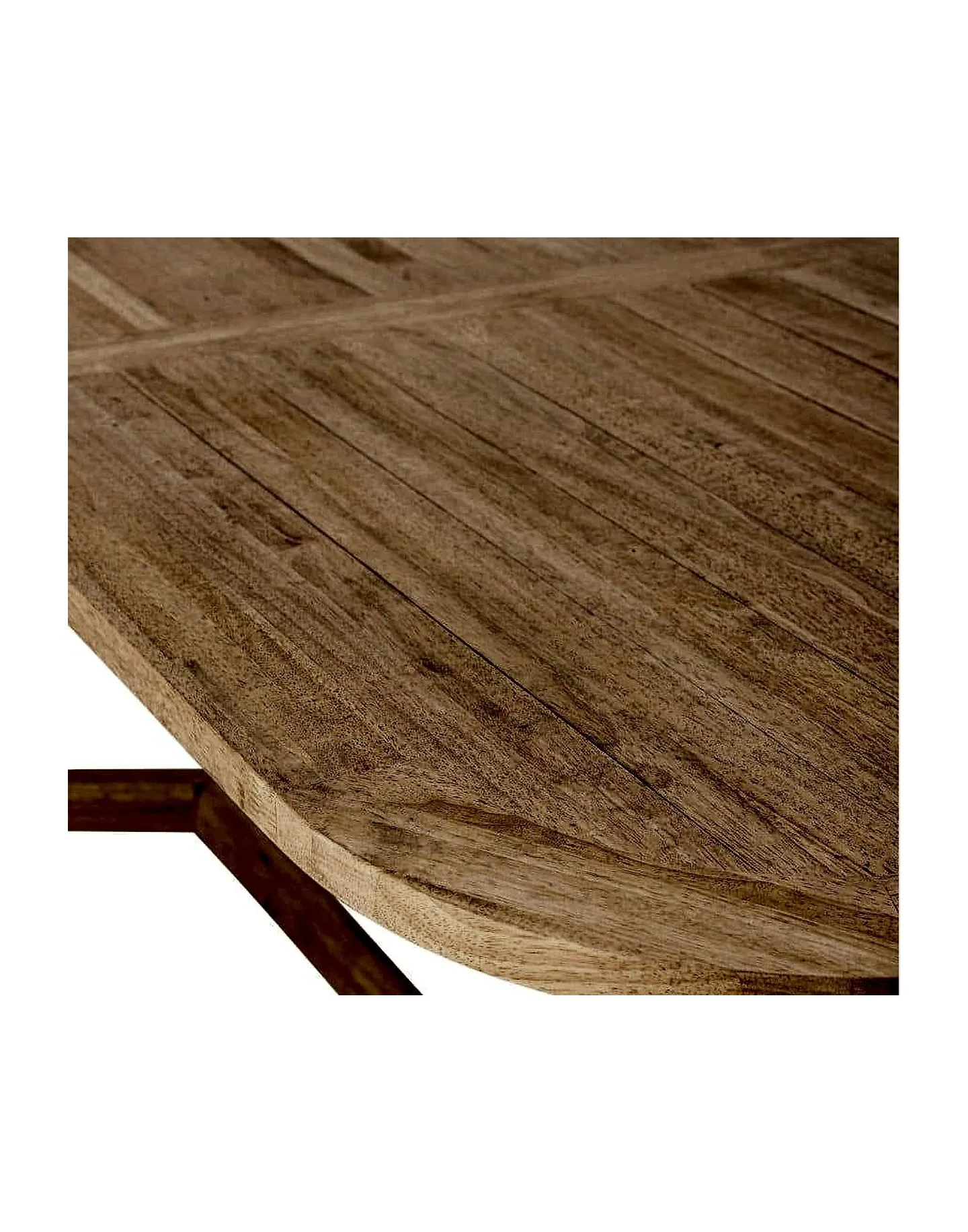 Esstisch Serrone, Gummibaumholz, 200 × 100 cm – Ansicht 2
