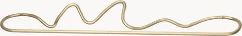 Wand-Handtuchhalter aus Metall, Gold