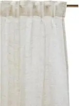 Leinen-Gardine Ellen B 300 cm, H 200 cm, beige
