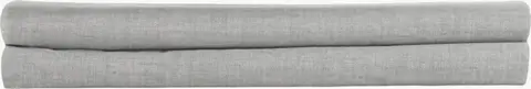 Spannbettlaken Lino B 90 x 35 x 180, hellgrau