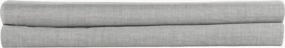 Spannbettlaken Lino B 90 x 35 x 180, hellgrau