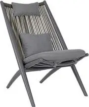 Garten-Sessel ALORA, Dunkelgrün aus Aluminium, pulverbeschichtet