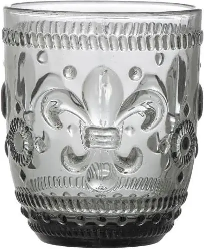 Trinkglas Cordelia, Grau aus Glas