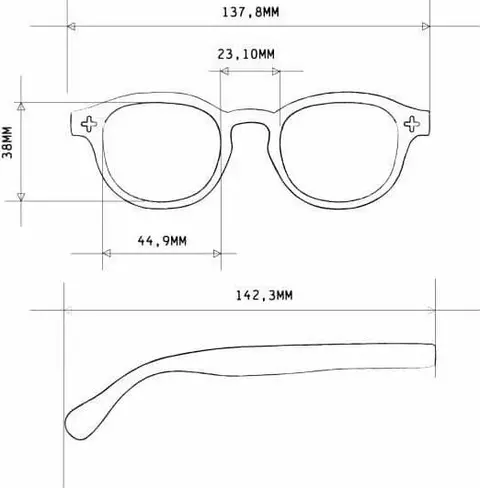 Okkia Sonnen-Lesebrille Aurelio OK08BSL 3.00, schwarz – Ansicht 2 – Ansicht 2