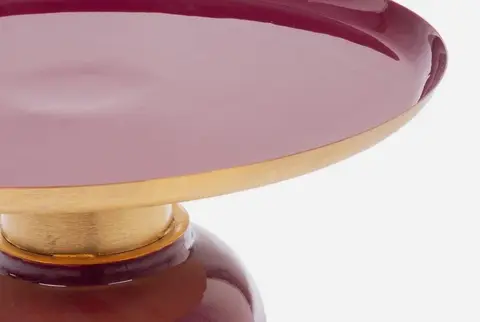 Beistelltisch Nalima Burgundy D40,5 – Ansicht 2 – Ansicht 2