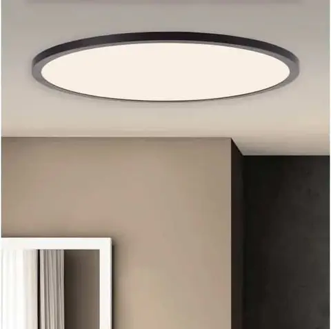 Dimmbares LED-Panel mit Farbwechsel, Schwarz aus Kunststoff – Ansicht 2 – Ansicht 2