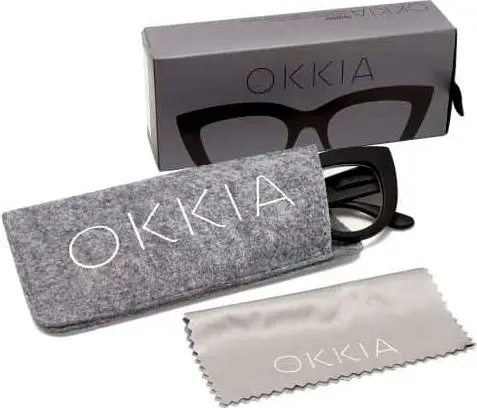 Okkia-Lesebrille Claudia OK023BK-1.00, schwarz – Ansicht 2 – Ansicht 2