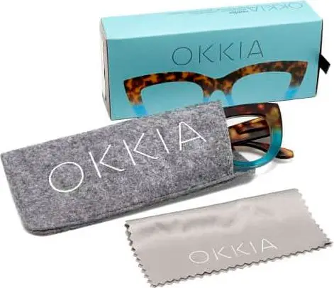 Okkia-Lesebrille Claudia OK023HB-2.50, blau – Ansicht 2 – Ansicht 2
