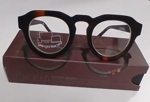 Okkia Lesebrille Zeno OK042Y3H-1.00, Dunkelbraun
