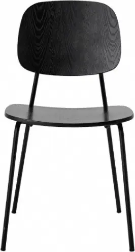 Stuhl Monza Schwarz aus Sperrholz