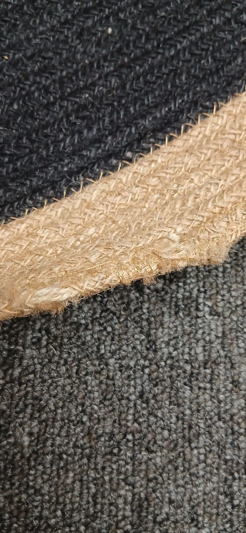 Teppich Rund Schwarz, Jute D 120 – Ansicht 4