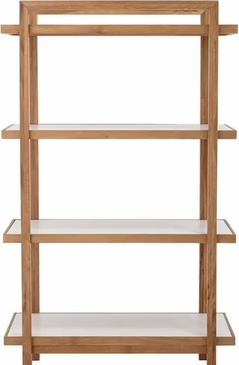 SKYE Bücherregal, Natur, Eichenfurnier H 161 x B 96 x T 45 aus Eichenfunier