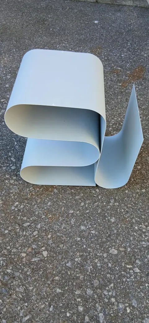 Magazinhalter Berra, Grau aus Metall – Ansicht 2 – Ansicht 2