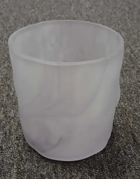 Windlicht MOORE Lila aus Glas