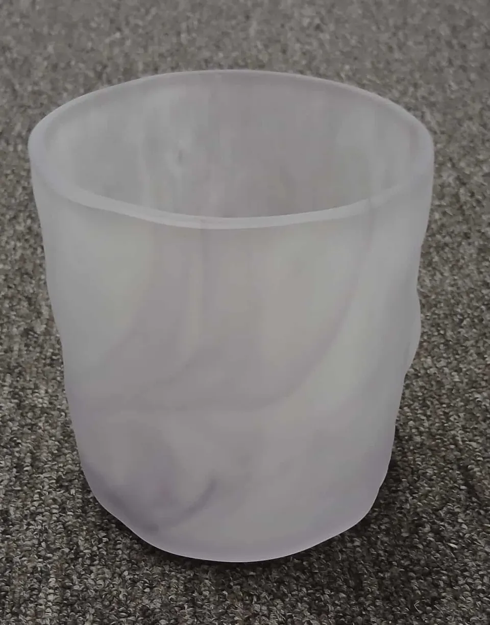Windlicht MOORE Lila aus Glas