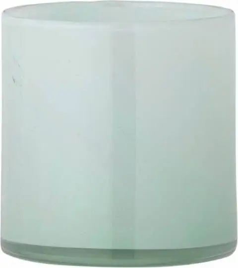 Teelichthalter Sakkara, Hellgrün aus Glas