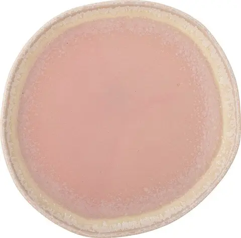 Servierplatte Luisa, Rosa aus Steinzeug