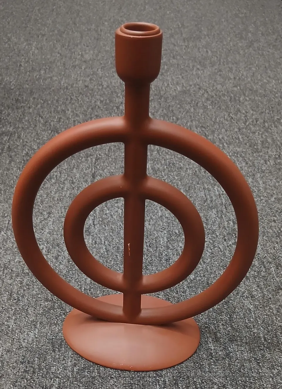Kerzenständer FLIKKA, Terracotta aus Polyresin