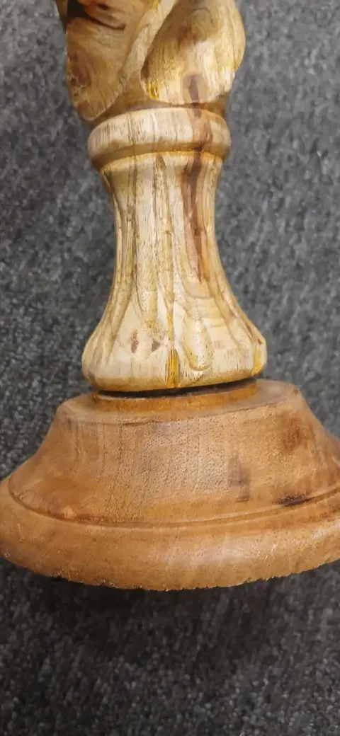 Kerzenhalter Falis, Natur aus Holz – Ansicht 2 – Ansicht 2