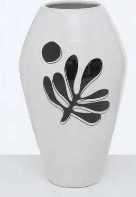 Vase Matty aus weißer
