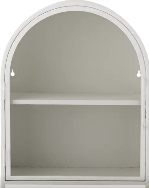 Mini Schrank Soryia Weiß aus Metall