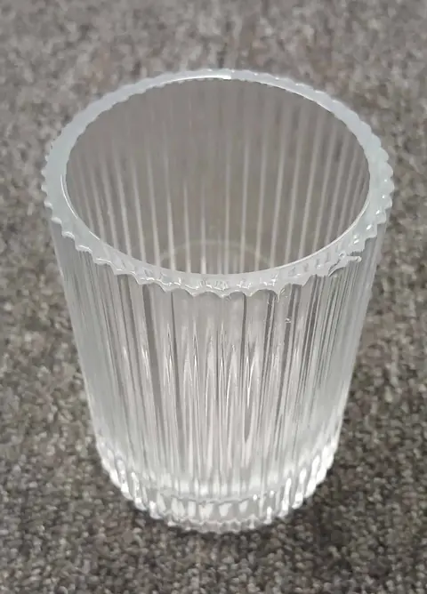 Trinkglas Rill, Transparent aus Glas – Ansicht 2 – Ansicht 2