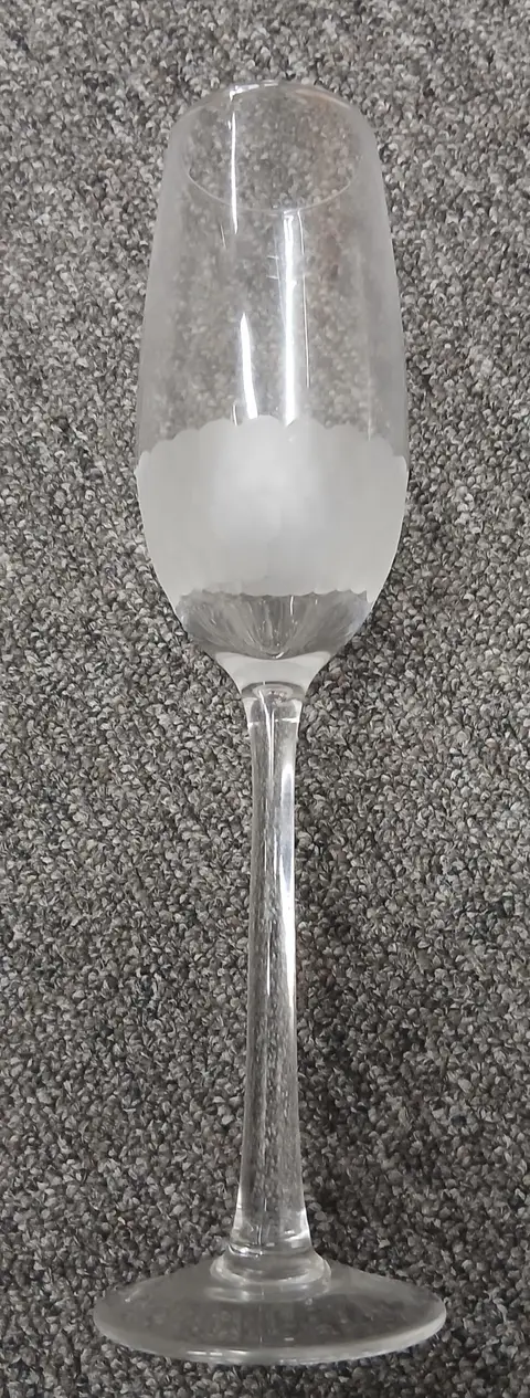 Bieglas Tulpe, Transparent aus Glas