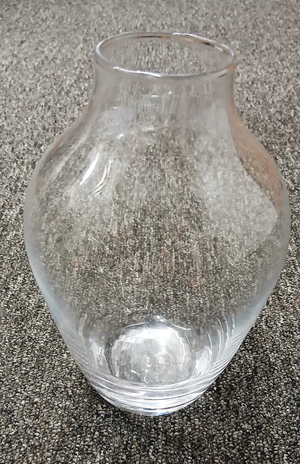 Vase Klar, Transparent aus Glas