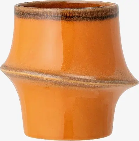 Vase Orange NEY aus Steinzeug
