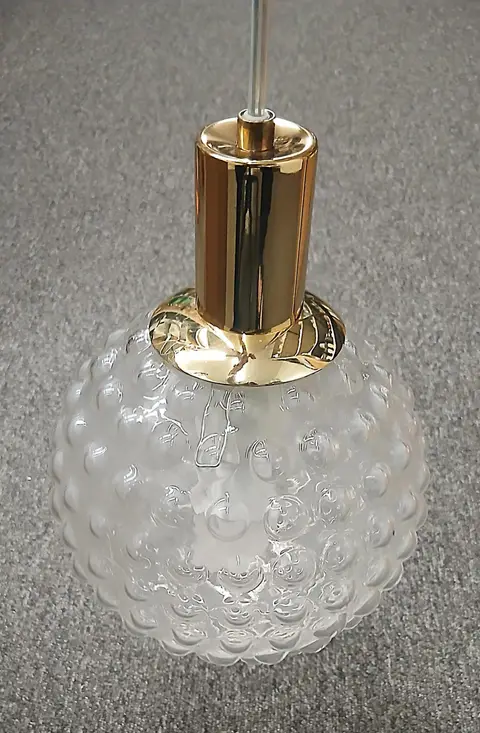 Hängeleuchte Yan, Gold aus GLas