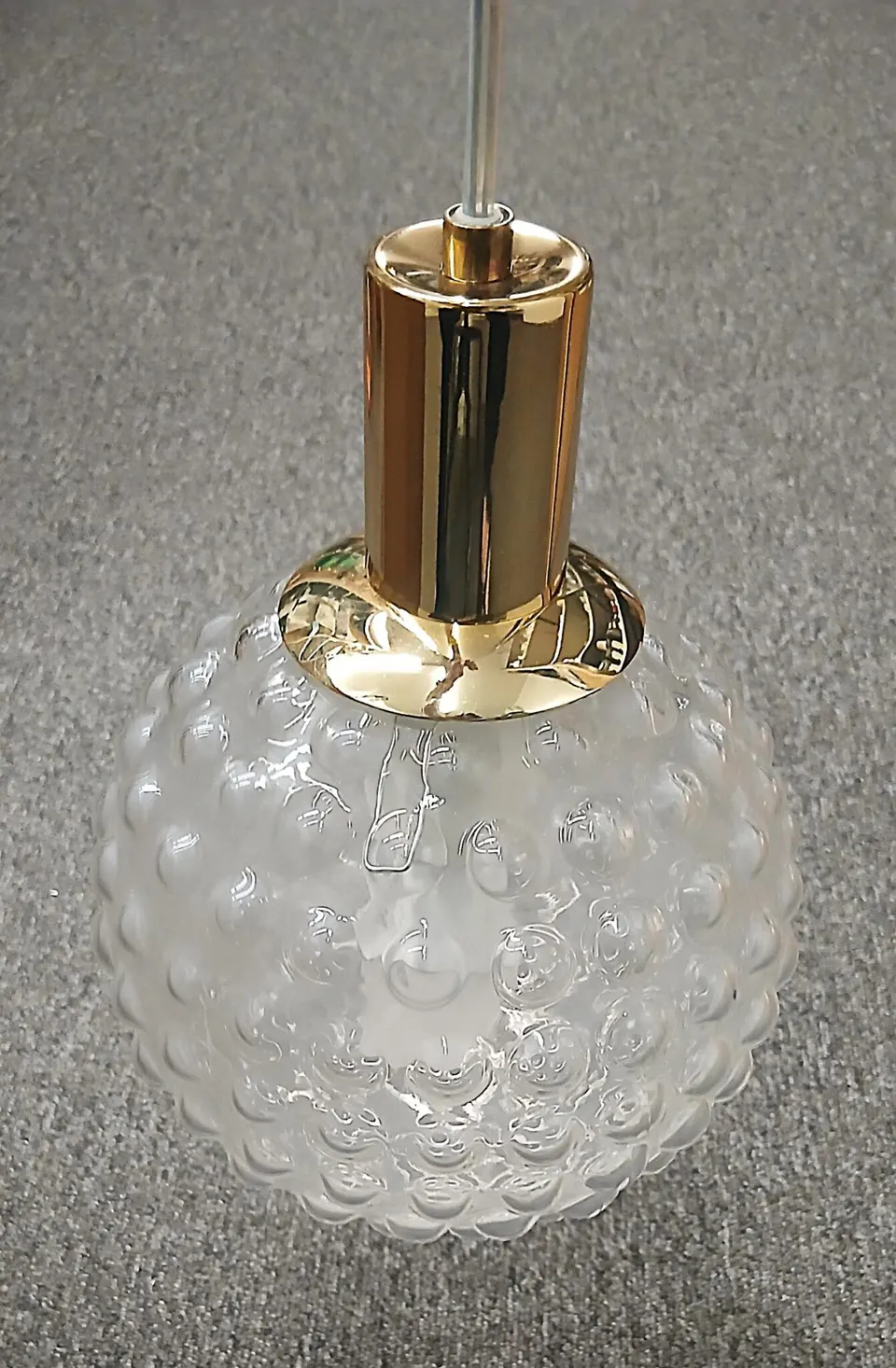 Hängeleuchte Yan, Gold aus GLas