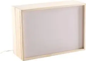 LED-Deko Lighthink, 4-tlg., Bunt aus Sperrholz
