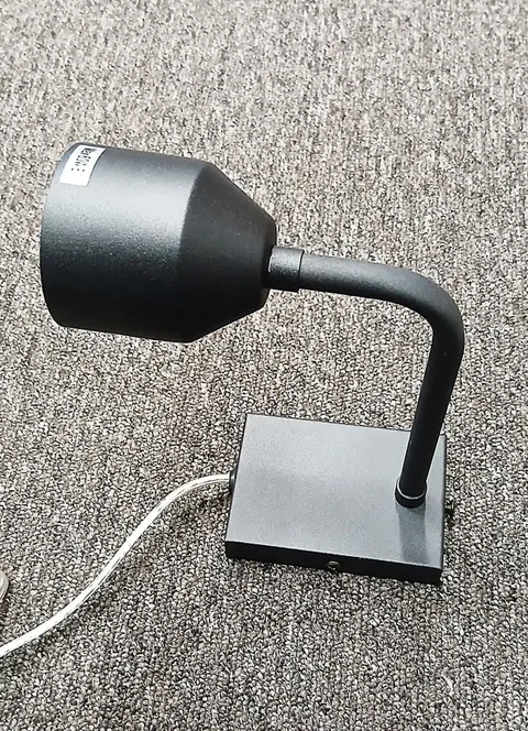 Wandlampe Gilli, Dunkelgrau aus Metall