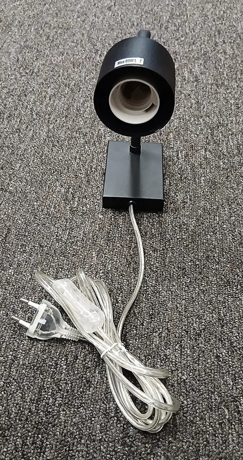 Wandlampe Gilli, Dunkelgrau aus Metall – Ansicht 2 – Ansicht 2