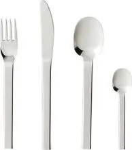 Hochglanzpoliertes Silberbesteck 4 Personen (16er-Set), Silberfabren
