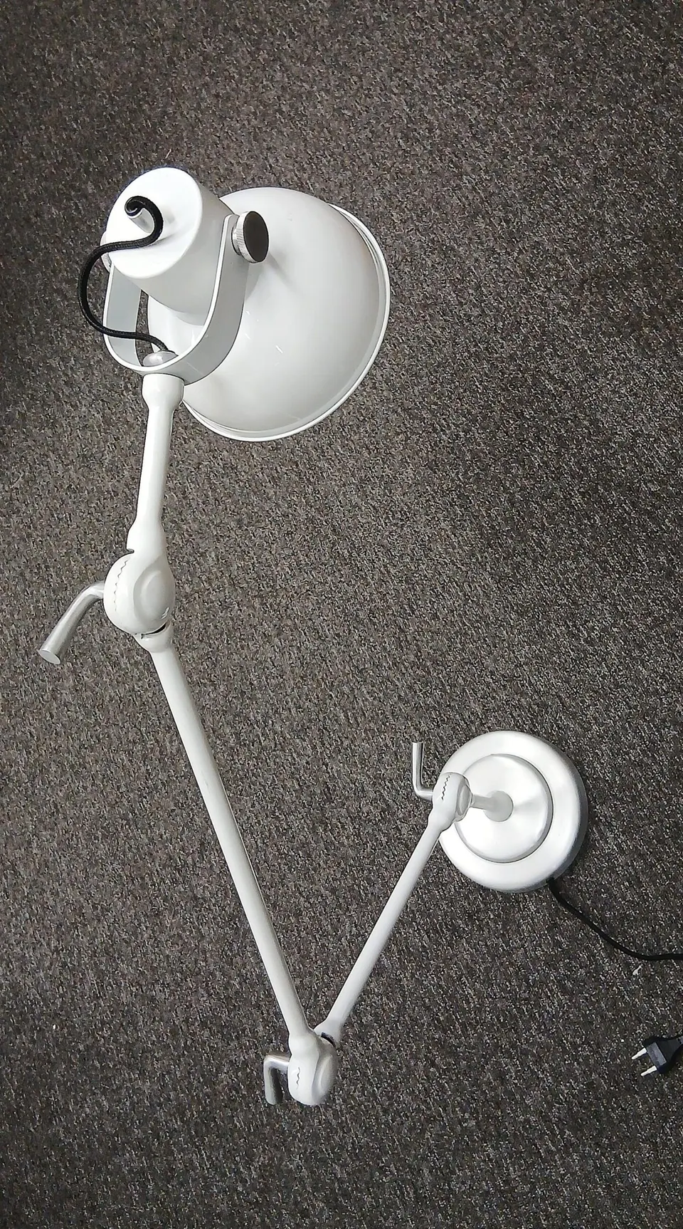 Tischleuchte Metty, Weiß aus Metall