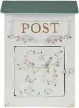 Postkasten Flore, Weiß aus Metall