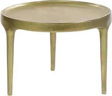 Couchtisch TRIP Aluminium Gold aus Aluminium