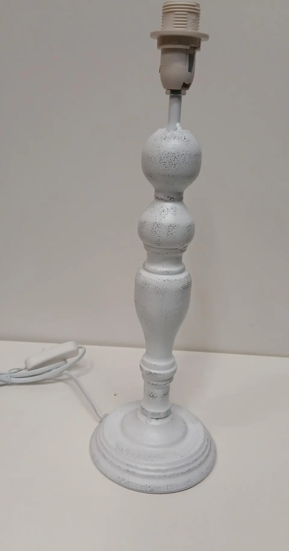 Lampen Ständer Weiß aus Metall