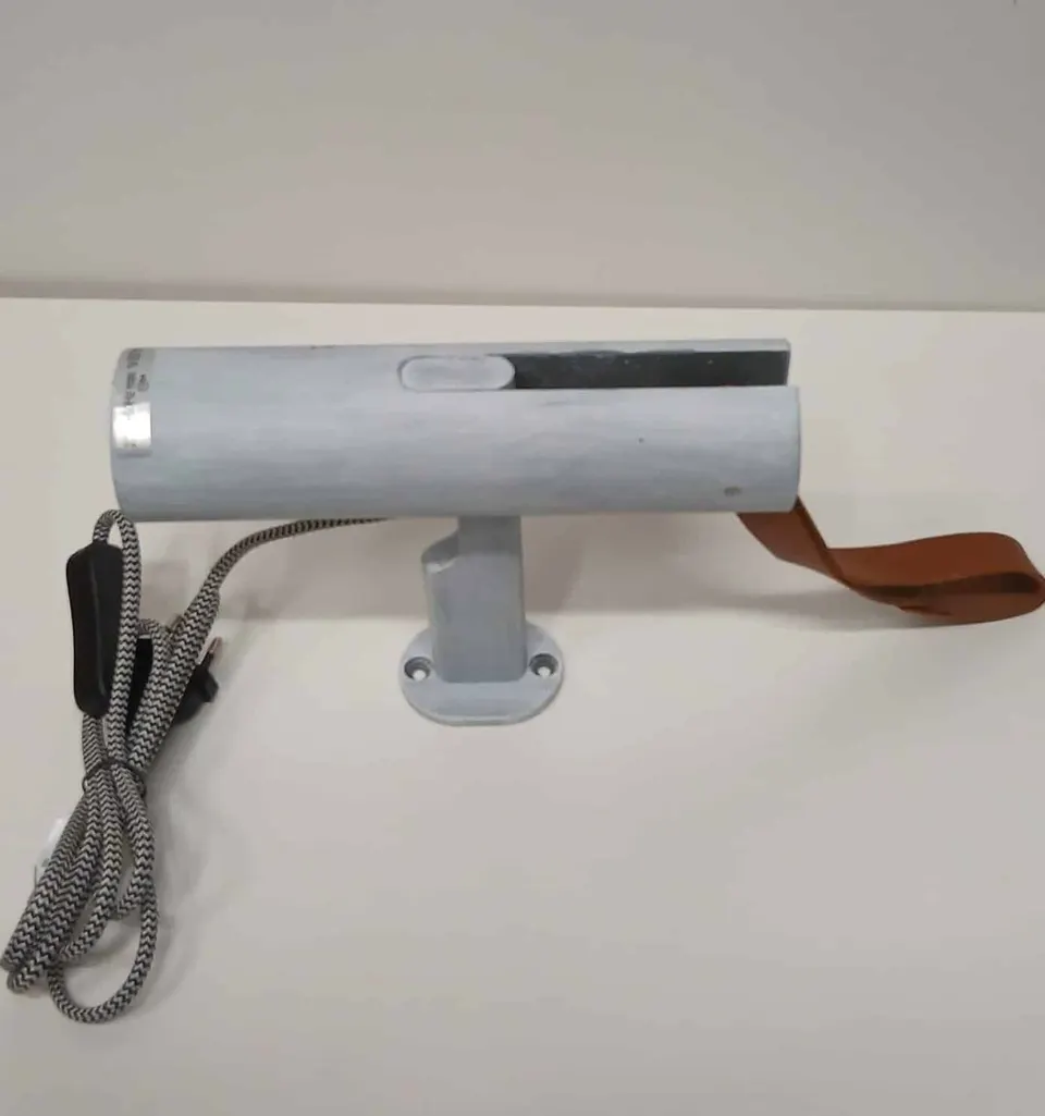 Wandlampe Bisto, Blau aus Metall