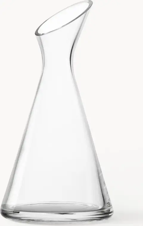 Kristall-Karaffe 1 L, Transparent aus Kristallglas