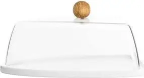 Käseglocke, Transparent aus Kunststoff