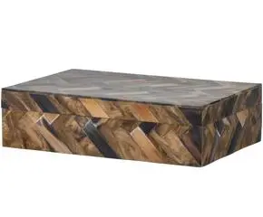 Aufbewahrungsbox Nella mit Deckel, braun